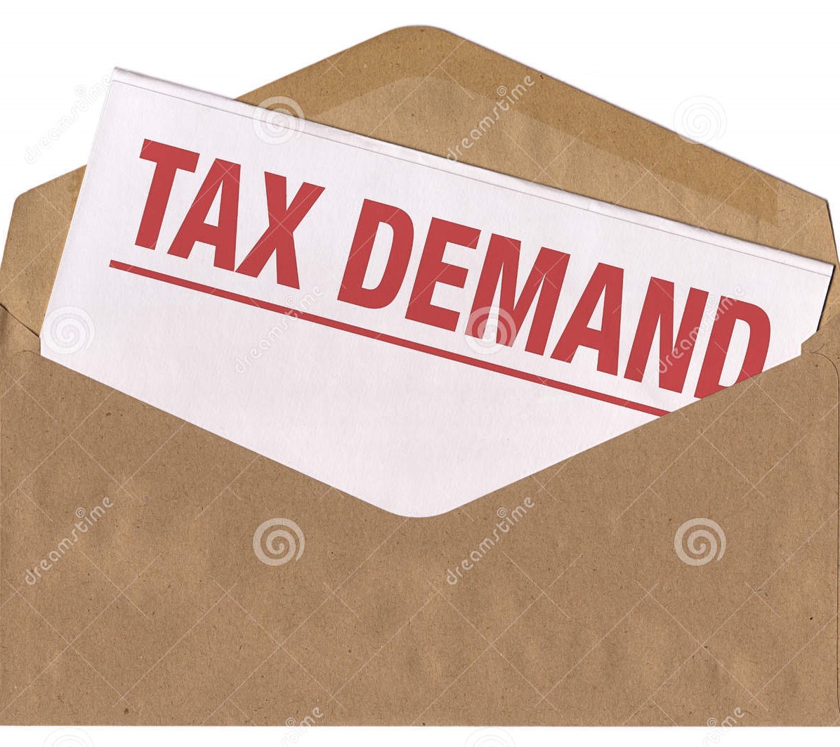 envelope tax demand notice letter 5140013